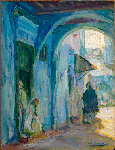 Gade i Tanger af Henry Ossawa Tanner