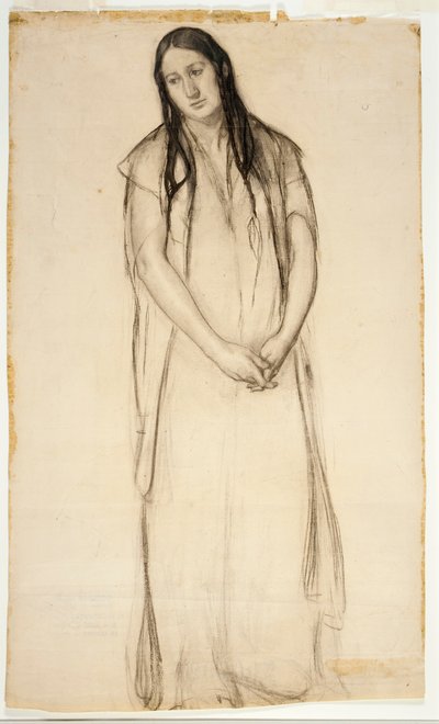 Studie til Rachel fra Bibelens mødre af Henry Ossawa Tanner