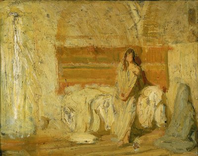 Studie til bebudelsen af Henry Ossawa Tanner