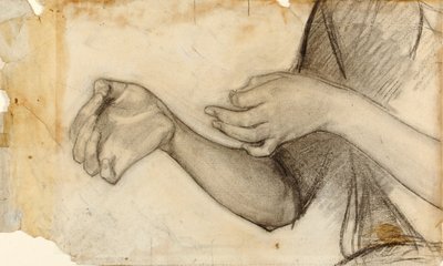 Studie af to hænder af Henry Ossawa Tanner