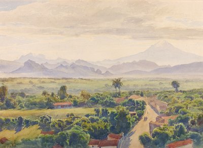 Udsigt over Cuernavaca af Henry Otto Wix