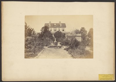 John E. Seabrooks palæ, set fra haven. Edisto Island, South Carolina af Henry P. Moore