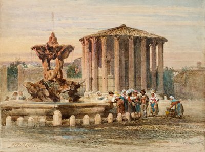 Springvand i Rom af Henry Parsons Riviere