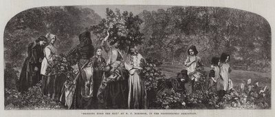 Bringing Home the May, i den fotografiske udstilling af Henry Peach Robinson