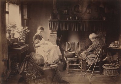 Daggry og solnedgang, 1885. af Henry Peach Robinson