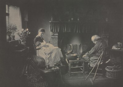 Daggry og solnedgang, 1885. af Henry Peach Robinson