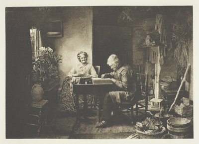 Når dagens arbejde er færdigt af Henry Peach Robinson