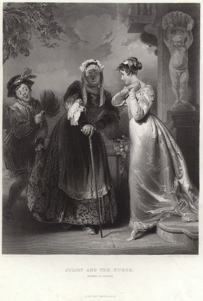 Juliet og sygeplejersken af Henry Perronet Briggs