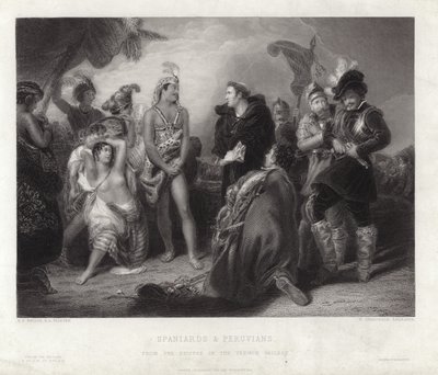 Spaniere og peruvianere af Henry Perronet Briggs