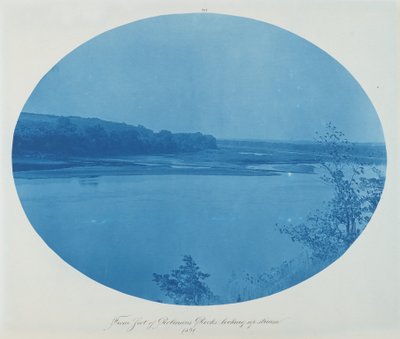 Fra foden af Robinsons klippe set opstrøms,1891 (foto) af Henry Peter Bosse