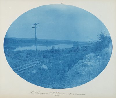 Fra Wagon Road ved S. St. Paul, Minn. Ser nedstrøms af Henry Peter Bosse