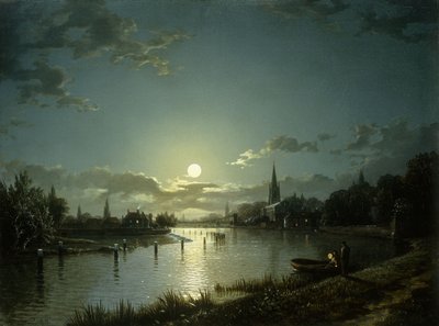 Marlow ved Themsen, af Henry Pether