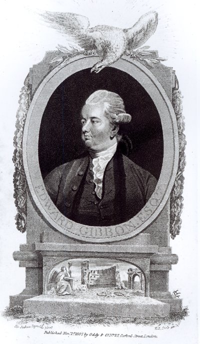 Portræt af Edward Gibbon, fra 