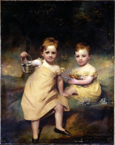 Dobbeltportræt af William Thorold Wood og Charles Thorold Wood af Henry Raeburn