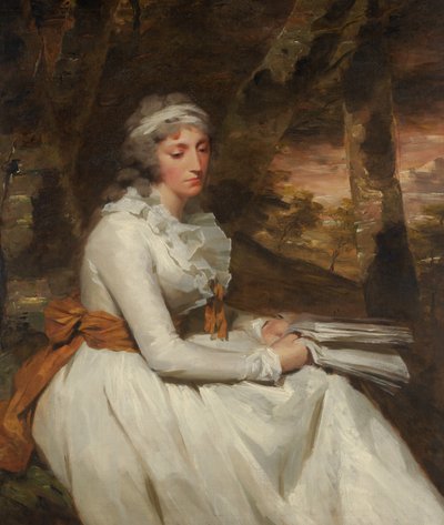 Fru Richard Alexander Oswald Louisa Johnston, født omkring 1760, død 1797, ca. 1794. af Henry Raeburn