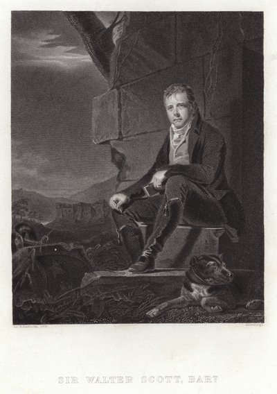 Portræt af Sir Walter Scott af Henry Raeburn