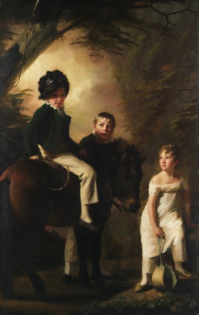 Drummond-børnene, ca. 1808-9. af Henry Raeburn