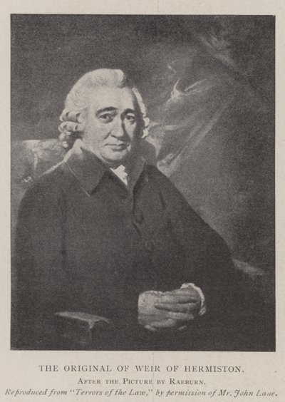 Originalen af Weir of Hermiston af Henry Raeburn
