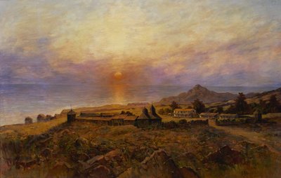 Fort Ross. Russisk-amerikansk kompagni forlig, ca. 1880 af Henry Raschen