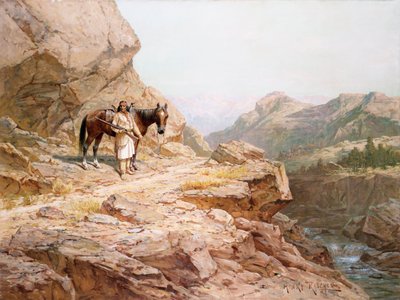 The Look Out (olie på lærred) af Henry Raschen