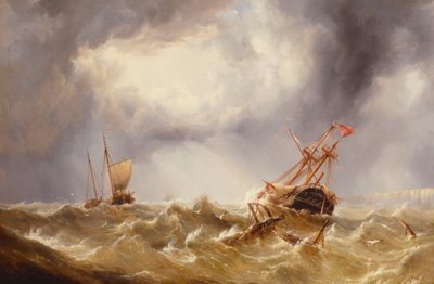 Forkastet i en storm ud for Kent-kysten af Henry Redmore