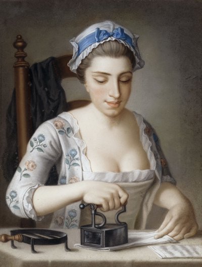 En stuepige stryger, af Henry Robert Morland