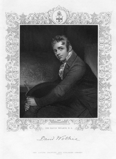 Sir David Wilkie 1785-1841, skotsk maler, 1800-tallet. af Henry Robinson