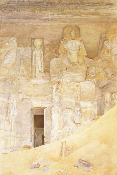 Abu Simbel, 1900 af Henry Roderick Newman