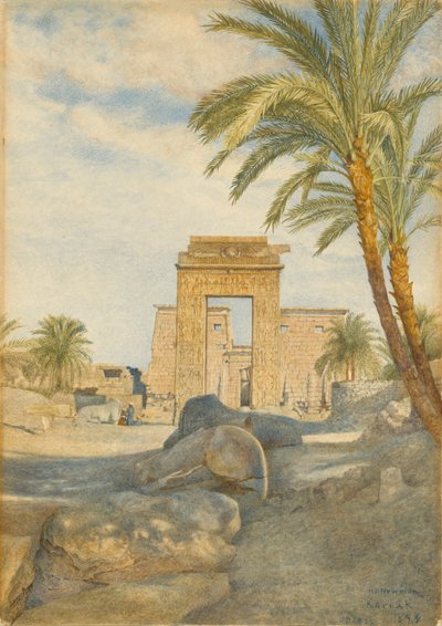 Templet i Karnak af Henry Roderick Newman