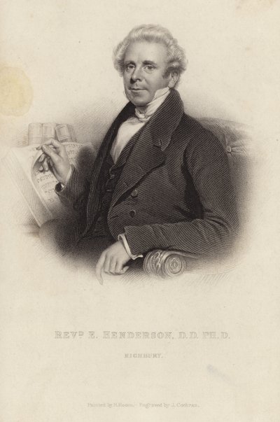 Pastor Ebenezer Henderson af Henry Room