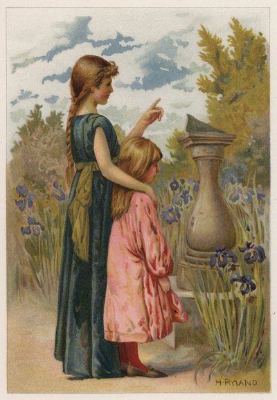 Time for time (farve litho) af Henry Ryland