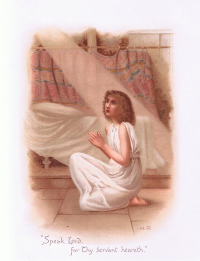 Tal, Herre, for din tjener hører. af Henry Ryland
