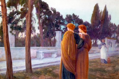 Dagen er forbi (maleri) af Henry Ryland