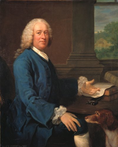Sir Charles Kemeys-Tynte (1710-1785) (Olie på lærred) af Henry S. Parkerman
