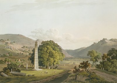 Obelisken i Axum, indgraveret af Daniel Havell (1785-1826) 1809 (akvatint) af Henry Salt
