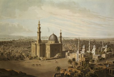 Udsigt over Grand Cairo, indgraveret af Daniel Havell (1785-1826) 1809 af Henry Salt