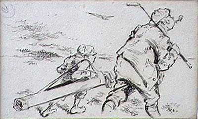 The Bumbling Golfer, illustration fra 
