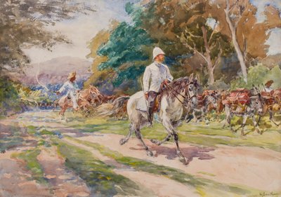 En koloniofficer, muligvis Haiti, ca. 1900 af Henry Sandham