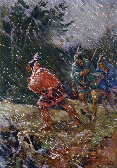 Jagt i hårdt vejr af Henry Sandham