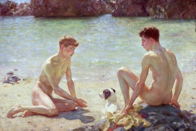 Kammerater, 1924 af Henry Scott Tuke