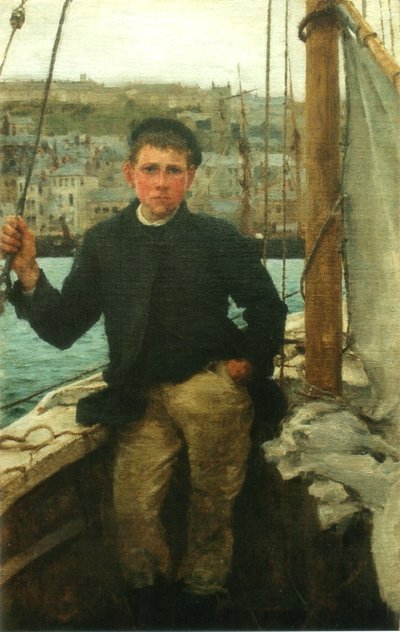 Portræt af Jack Rolling af Henry Scott Tuke