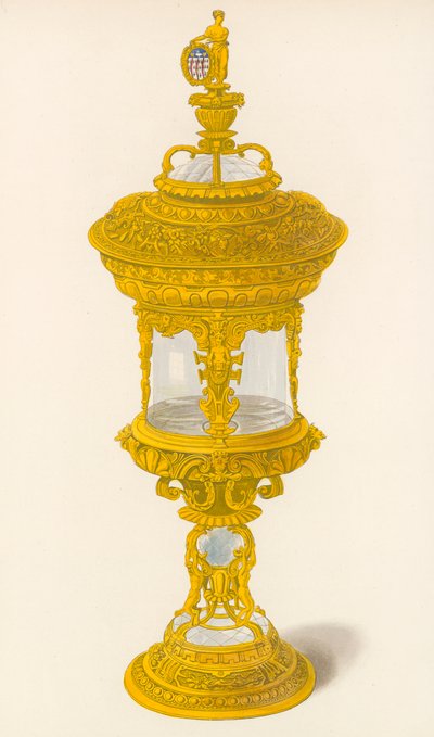 Pokal, tilhørende kompagniet af guldsmede, ca. 1558 af Henry Shaw