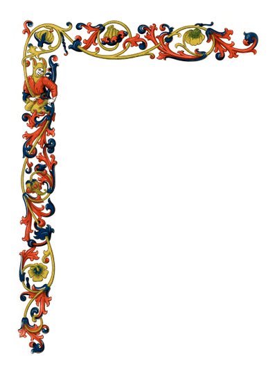 Dekorativ kant, c1400-tallet, 1843. af Henry Shaw