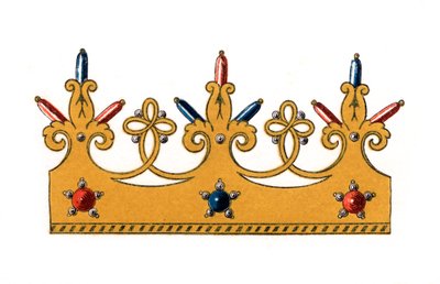 Design til en krone, 1843. af Henry Shaw