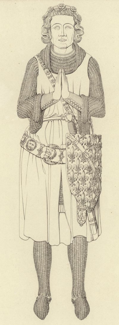 Billede af Charles Count D?Etampes, c 1336 af Henry Shaw