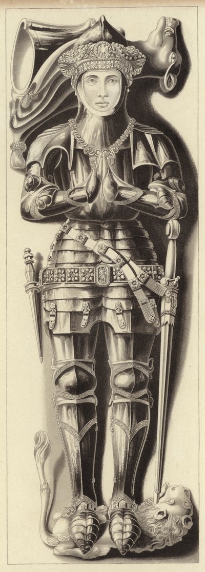 Billede af Sir Richard Vernon af Henry Shaw