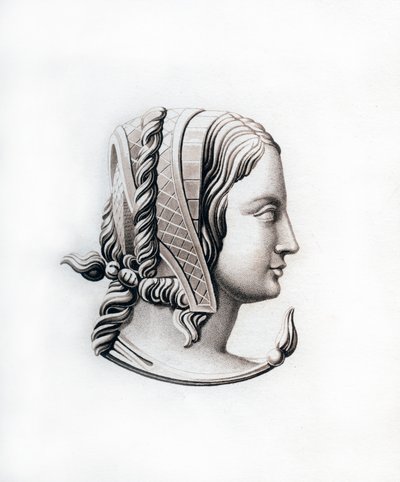 Hovedbeklædning, begyndelsen af det 16. århundrede, 1843. af Henry Shaw