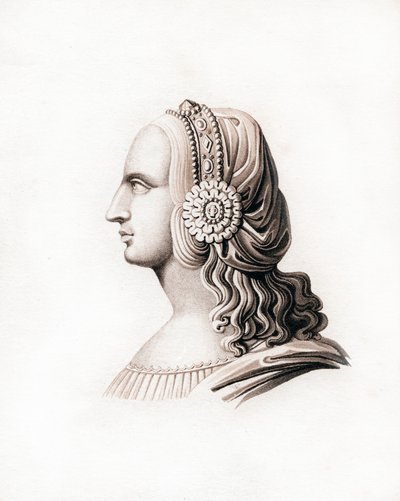 Hovedbeklædning, begyndelsen af det 16. århundrede, 1843. af Henry Shaw