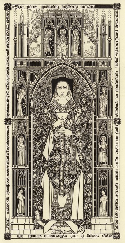 Indhugget plade, c 1350 af Henry Shaw