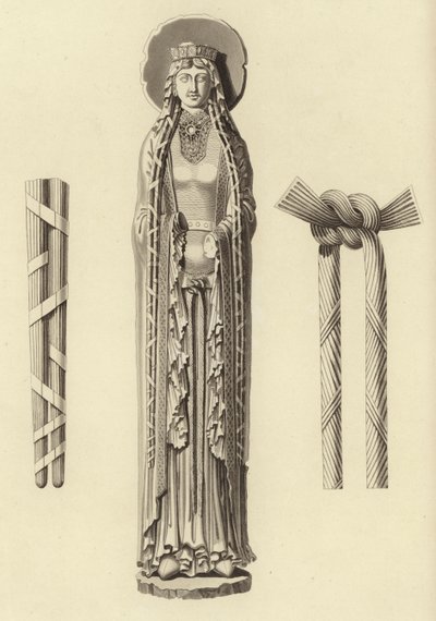 Dronning Clotilda, dateret omkring 1100 af Henry Shaw